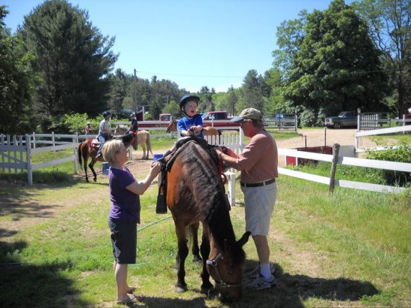 jeremy horseback with carrie