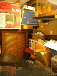 clutter busting 101 and a pitch pick