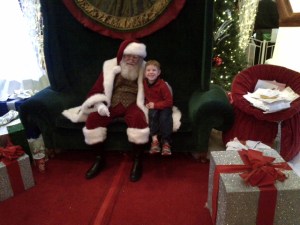 Jeremy with santa