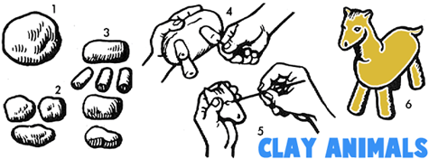 clay-animals