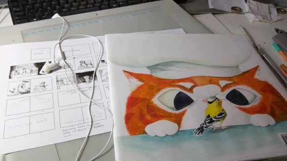 storyboard and illustration