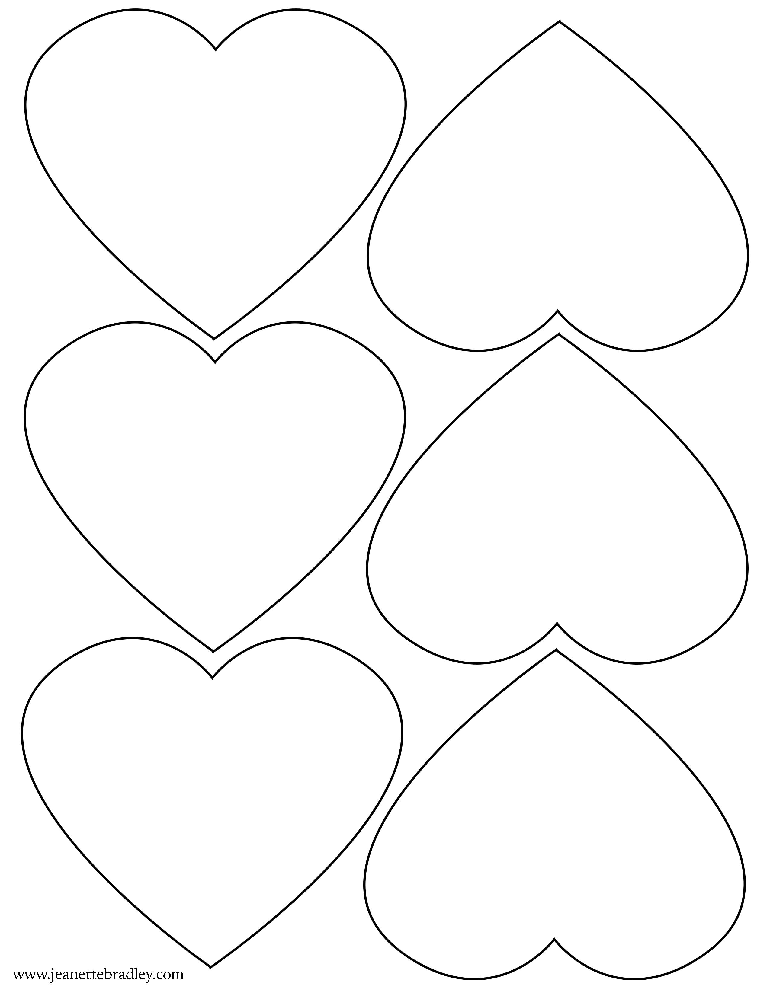 heart template copy