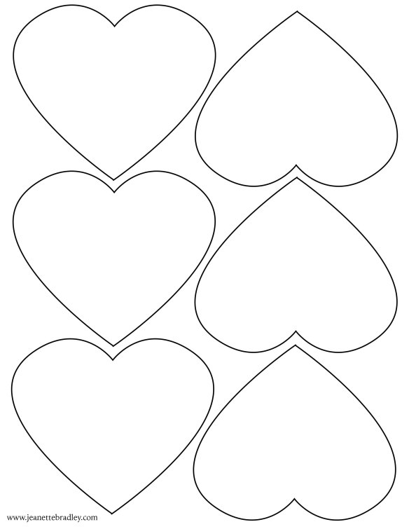 heart template copy
