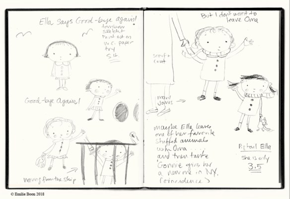 1. Ella &amp; Monkey at Sea sketchbook