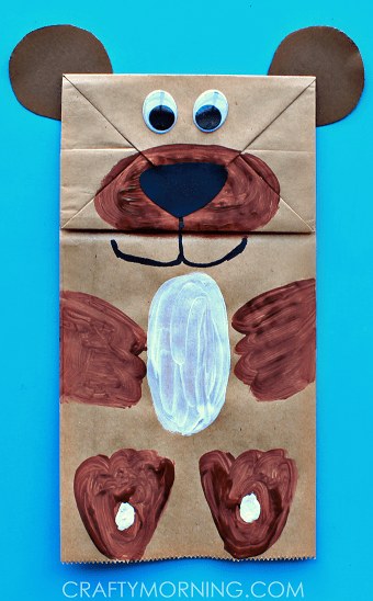paper-bag-puppet-bear-craft-for-kids