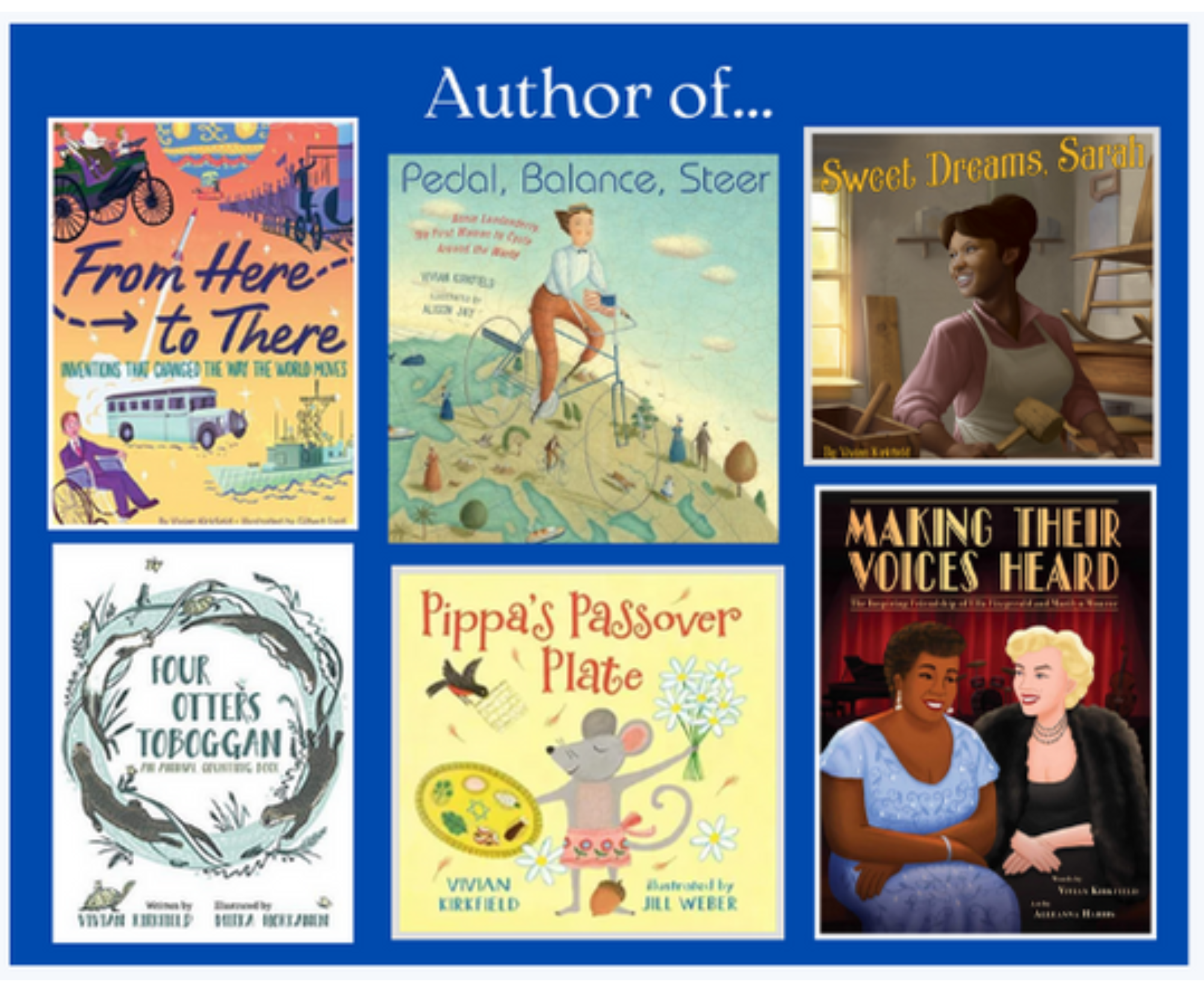 VIVIAN KIRKFIELD – Writer for Children | Picture Books Help Kids Soar